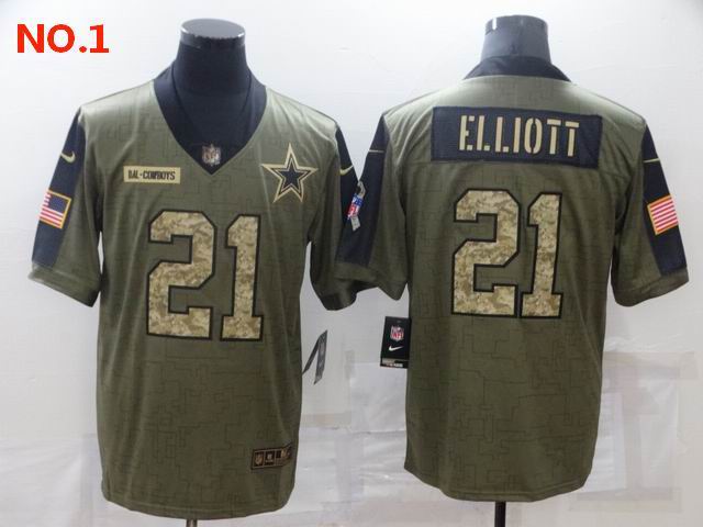 Men's Dallas Cowboys #21 Ezekiel Elliott Jerseys-31